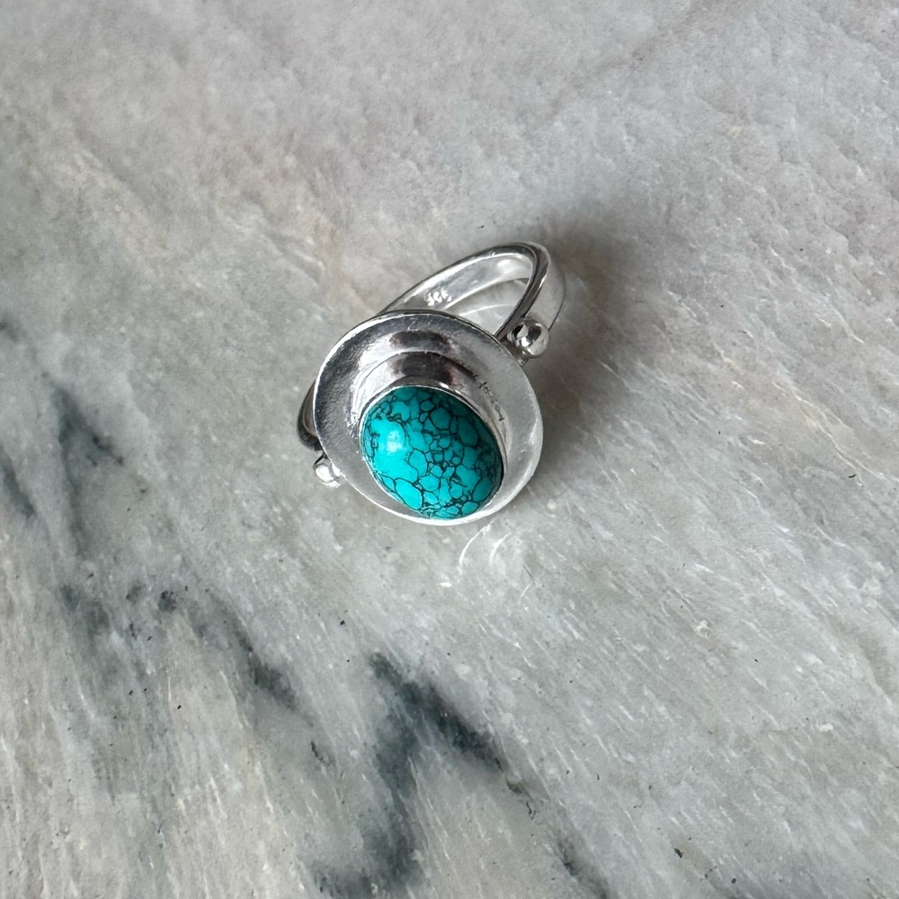 NWOT Sundance Life’s Circle Ring, Turquoise, Sterling Silver